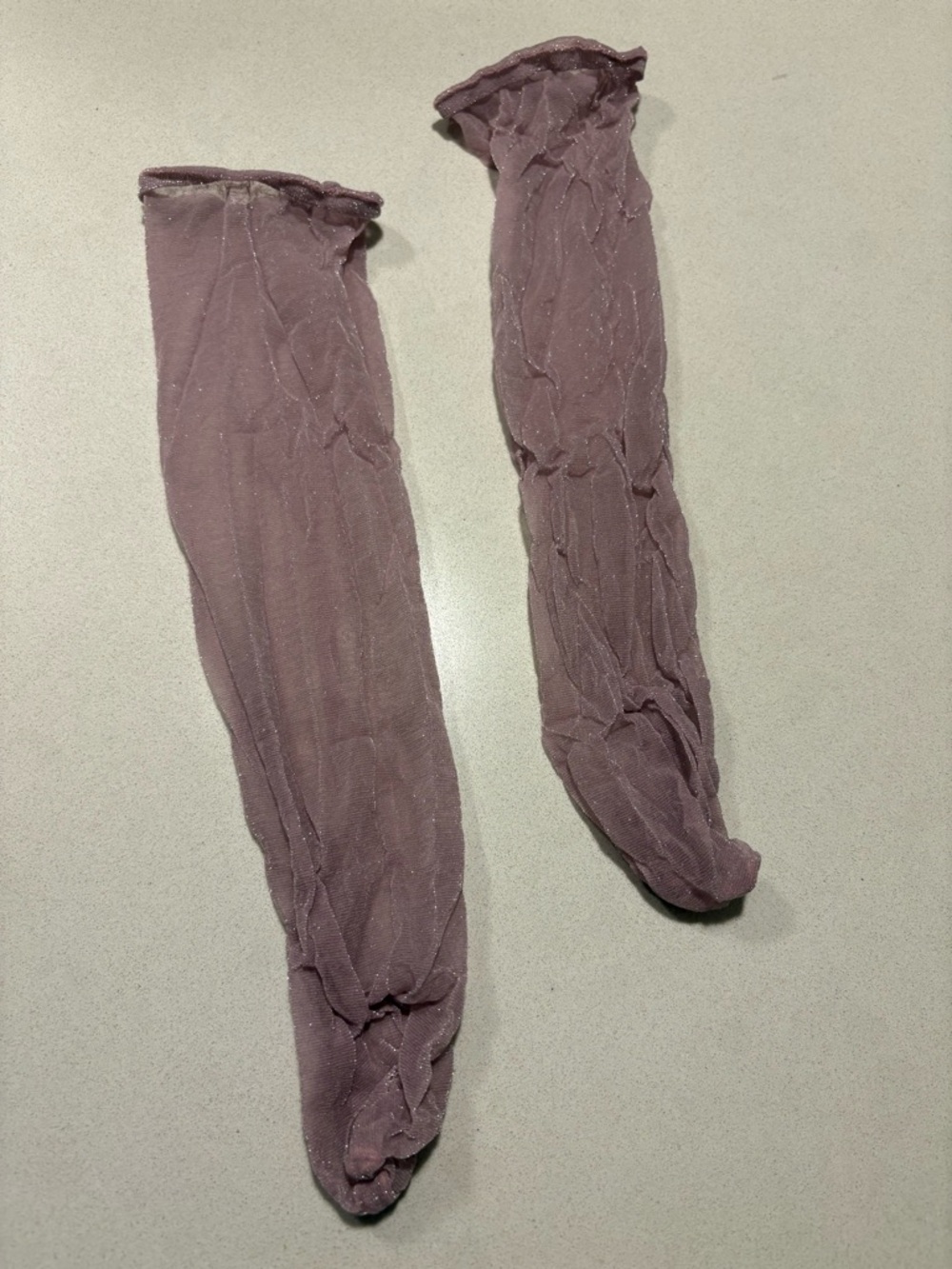 Sheer Mauve Women's Hosiery Socks